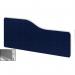 Impulse Plus Wave 4001000 Backdrop Screen Rounded Corners Royal Blue Fabric Light Grey Edges SCR10881