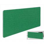 Impulse Plus Oblong 400/1400 Backdrop Screen Rounded Corners Palm Green Fabric Light Grey Edges SCR10906
