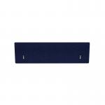 The Dynamic Screen Systems Impulse Plus Oblong backdrop screen features rounded corners and a royal blue fabric with light grey edges. The sleek design creates a dynamic and professional look, perfect for any event or presentation.