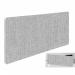 Impulse Plus Oblong 4001500 Backdrop Screen Rounded Corners Light Grey Fabric Light Grey Edges SCR10923