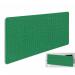 Impulse Plus Oblong 4001500 Backdrop Screen Rounded Corners Palm Green Fabric Light Grey Edges SCR10924