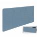 Impulse Plus Oblong 4001500 Backdrop Screen Rounded Corners Sky Blue Fabric Light Grey Edges SCR10927