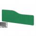 Impulse Plus Wave 4001500 Backdrop Screen Rounded Corners Palm Green Fabric Light Grey Edges SCR10933