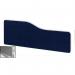 Impulse Plus Wave 4001500 Backdrop Screen Rounded Corners Royal Blue Fabric Light Grey Edges SCR10935