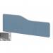 Impulse Plus Wave 4001500 Backdrop Screen Rounded Corners Sky Blue Fabric Light Grey Edges SCR10936