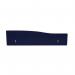 Impulse Plus Wave 4001600 Backdrop Screen Rounded Corners Royal Blue Fabric Light Grey Edges SCR10953