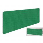 Impulse Plus Oblong 300/1000 Backdrop Screen Rounded Corners Palm Green Fabric Light Grey Edges SCR11014