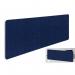 Impulse Plus Oblong 3001000 Backdrop Screen Rounded Corners Royal Blue Fabric Light Grey Edges SCR11016