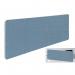 Impulse Plus Oblong 3001000 Backdrop Screen Rounded Corners Sky Blue Fabric Light Grey Edges SCR11017