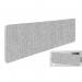 Impulse Plus Oblong 3001400 Backdrop Screen Rounded Corners Light Grey Fabric Light Grey Edges SCR11049