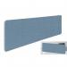 Impulse Plus Oblong 3001400 Backdrop Screen Rounded Corners Sky Blue Fabric Light Grey Edges SCR11053