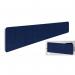 Impulse Plus Oblong 3001800 Backdrop Screen Rounded Corners Royal Blue Fabric Light Grey Edges SCR11106