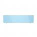 Oblong 400/1600 Desktop Divider Rounded Corners Frosted Light Blue 6mm Acrylic SCR11145