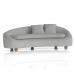 Mimi 3 Seater Curved Sofa Boucle Fabric SF000004