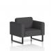 Brixworth Armchair With Black Legs In X2 Fabric - Arithmetic SF000014