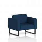 Brixworth Armchair With Black Legs In X2 Fabric - Calculus SF000015