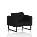 Brixworth Armchair With Black Legs In X2 Fabric - Diameter SF000016