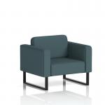 Brixworth Armchair With Black Legs In X2 Fabric - Polygon SF000018