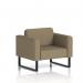 Brixworth Armchair With Black Legs In Main Line Flax Fabric - Bank SF000020