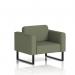 Brixworth Armchair With Black Legs In Main Line Flax Fabric - Monument SF000021