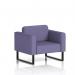 Brixworth Armchair With Black Legs In Synergy Fabric - Order SF000029