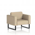 Brixworth Armchair With Black Legs In Yoredale Fabric - Gordale SF000038