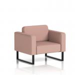 Brixworth Armchair With Black Legs In Yoredale Fabric - Kidstone SF000041