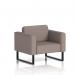 Brixworth Armchair With Black Legs In Yoredale Fabric - Settle SF000043