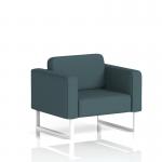 Brixworth Armchair With White Legs In X2 Fabric - Polygon SF000054