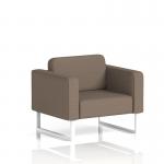 Brixworth Armchair With White Legs In X2 Fabric - Theory SF000055