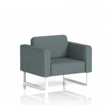 Brixworth Armchair With White Legs In Main Line Flax Fabric - Westminster SF000061