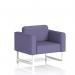 Brixworth Armchair With White Legs In Synergy Fabric - Order SF000065