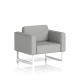 Brixworth Armchair With White Legs In Sumi Fabric - Tokyo SF000071