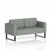 Brixworth Sofa 2 Seater With Black Legs In Rivet Fabric - Prime SF000084