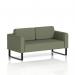 Brixworth Sofa 2 Seater With Black Legs In Main Line Flax Fabric - Monument SF000093