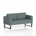 Brixworth Sofa 2 Seater With Black Legs In Main Line Flax Fabric - Westminster SF000097