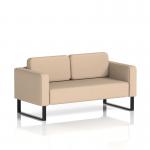 Brixworth Sofa 2 Seater With Black Legs In Synergy Fabric - Affix SF000098