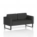 Brixworth Sofa 2 Seater With Black Legs In Synergy Fabric - Mix SF000100