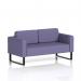 Brixworth Sofa 2 Seater With Black Legs In Synergy Fabric - Order SF000101