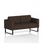 Brixworth Sofa 2 Seater With Black Legs In Synergy Fabric - Wed SF000103