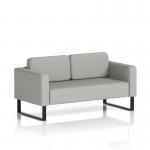 Brixworth Sofa 2 Seater With Black Legs In Sumi Fabric - Tokyo SF000107