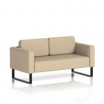 Brixworth Sofa 2 Seater With Black Legs In Yoredale Fabric - Gordale SF000110