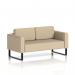 Brixworth Sofa 2 Seater With Black Legs In Yoredale Fabric - Gordale SF000110