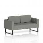 Brixworth Sofa 2 Seater With Black Legs In Yoredale Fabric - Hardraw SF000111