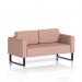 Brixworth Sofa 2 Seater With Black Legs In Yoredale Fabric - Kidstone SF000113