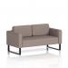 Brixworth Sofa 2 Seater With Black Legs In Yoredale Fabric - Settle SF000115