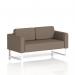 Brixworth Sofa 2 Seater With White Legs In X2 Fabric - Theory SF000127