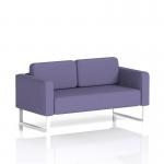 Brixworth Sofa 2 Seater With White Legs In Synergy Fabric - Order SF000137