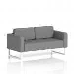 Brixworth Sofa 2 Seater With White Legs In Synergy Fabric - Partner SF000138