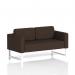 Brixworth Sofa 2 Seater With White Legs In Synergy Fabric - Wed SF000139